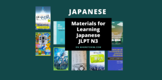 Japanese language learning materials for JLPT N3