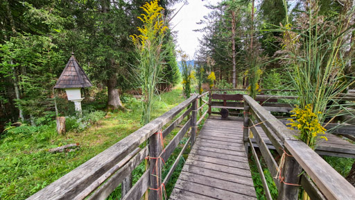 Meerauge wooden walkway in Austria