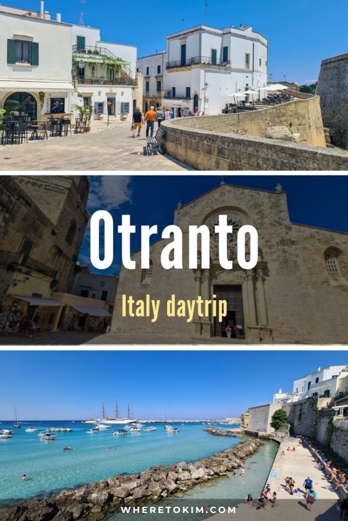 The city of Otranto in Italy
