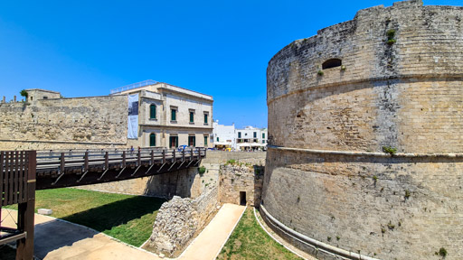 Entrance to Old Town in Otranto, Italy (Puglia)