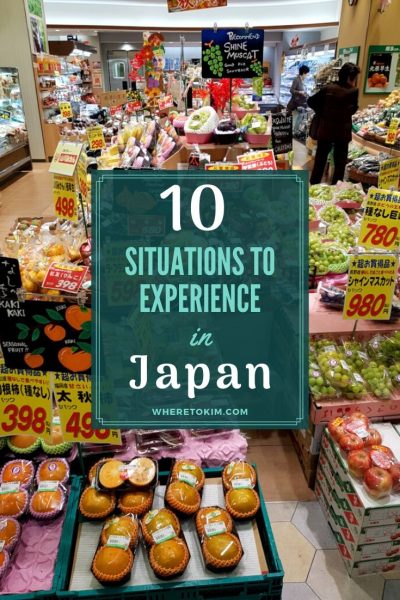 10 Situations to Experience in Japan