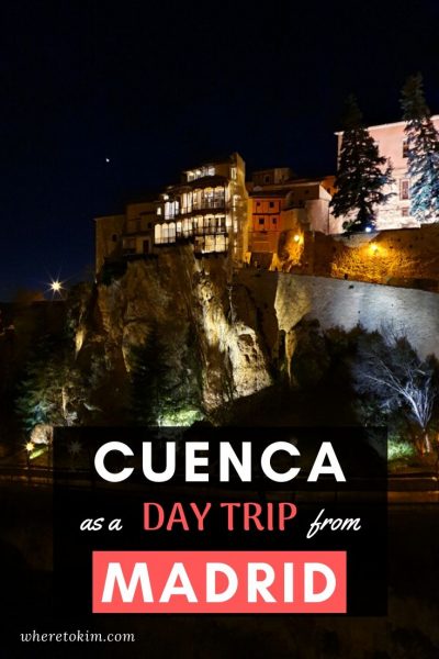 Cuenca as a day trip from Madrid, Spain