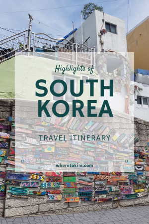 South Korea Travel Itinerary