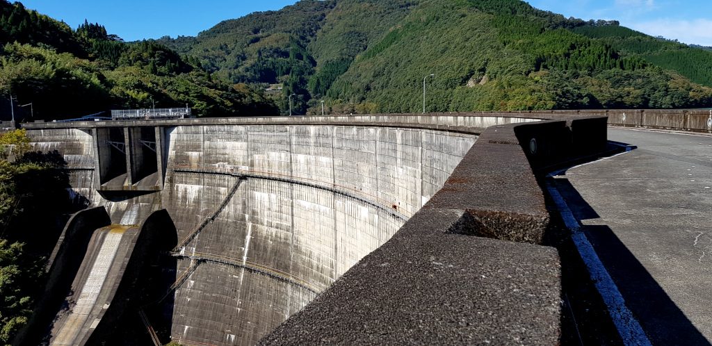 Kamishiiba Dam in Shiiba on Kyushu Island in Japan