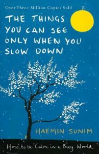 Korean book - Haemin Sunim - The Things You Can See Only When You Slow Down